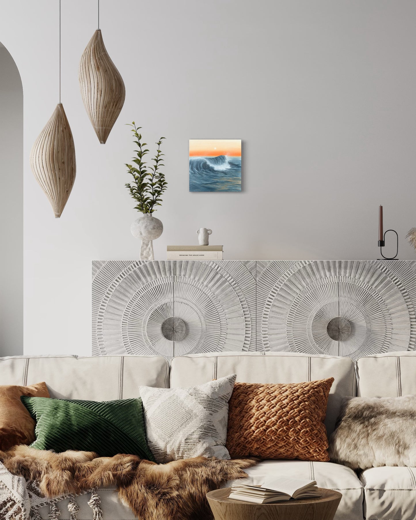 Fishing - Print 30 x 30 cm