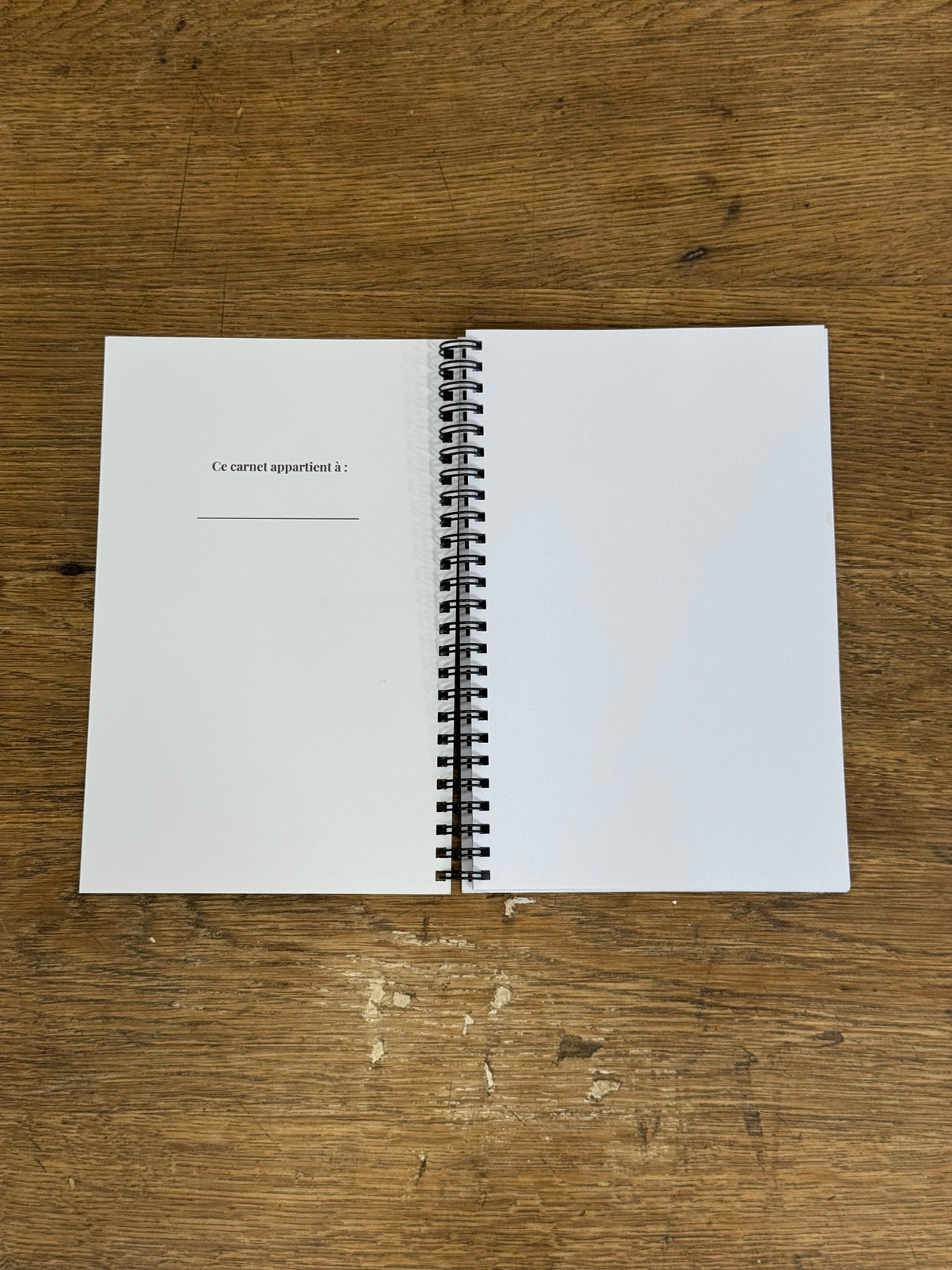 Carnet à spirales - Encre