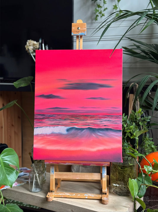 Velours - Peinture à l'huile sur toile en coton