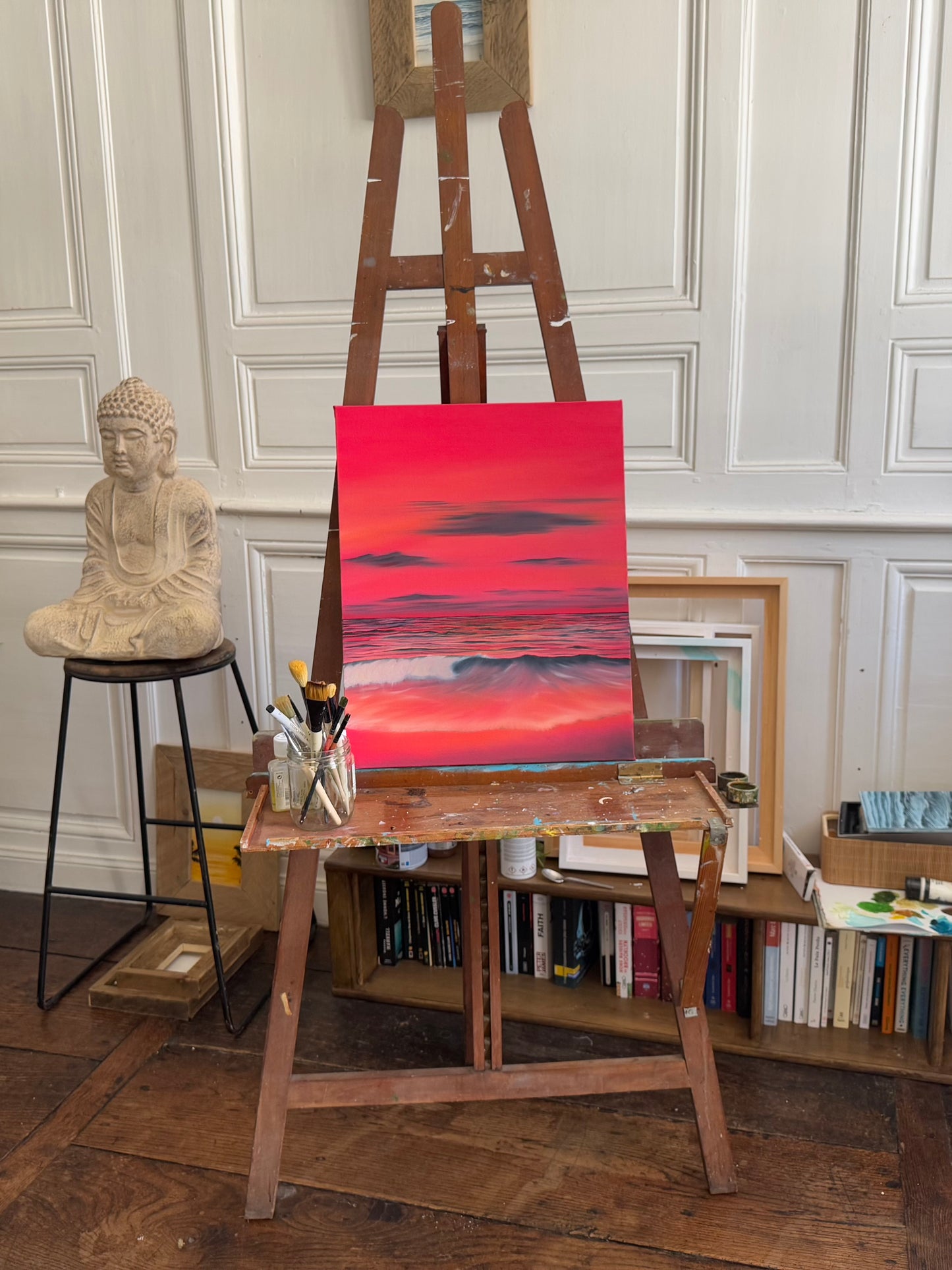 Velours - Peinture à l'huile sur toile en coton