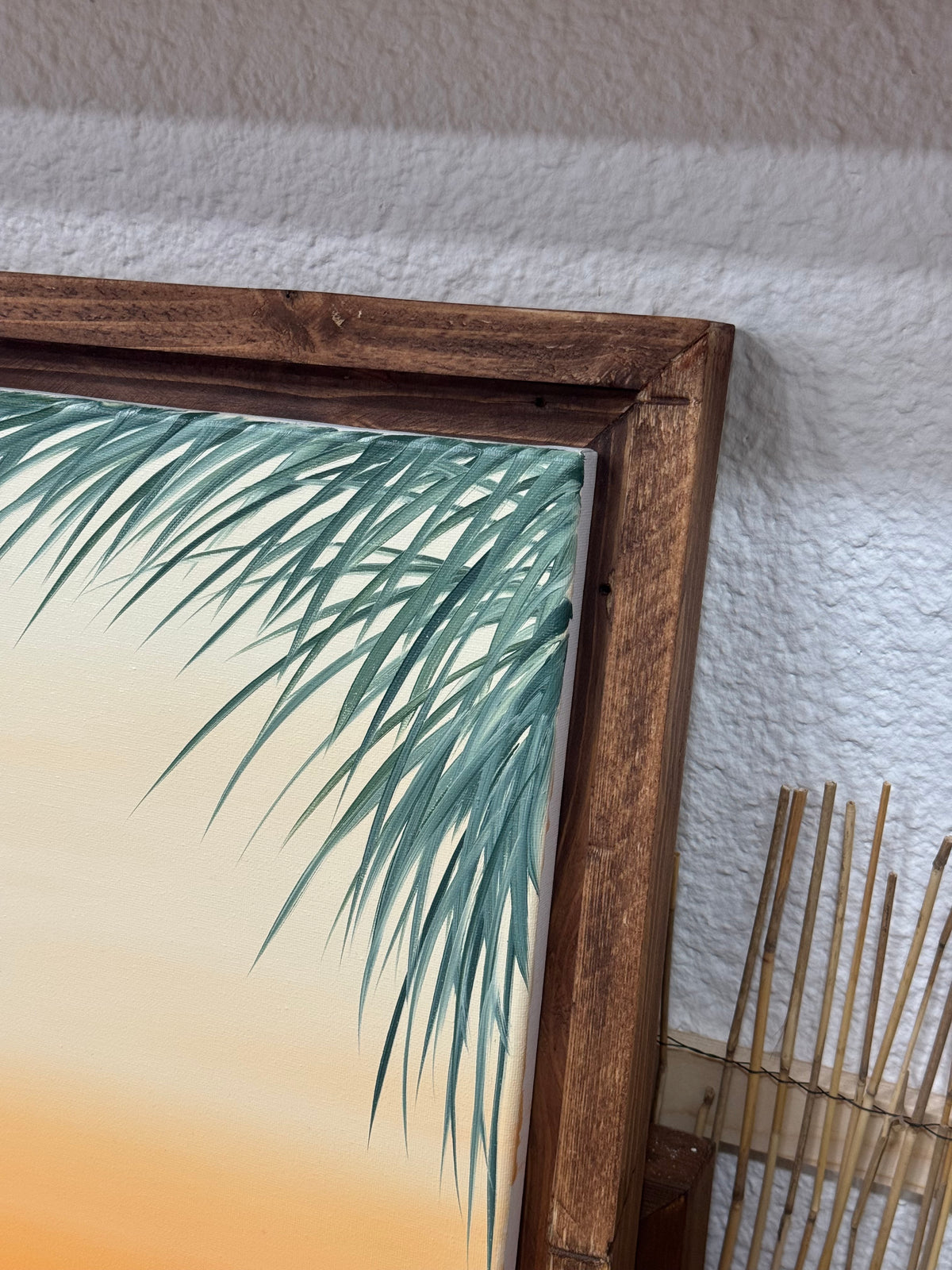 Harmonie - Peinture à l'huile sur toile en coton encadrée