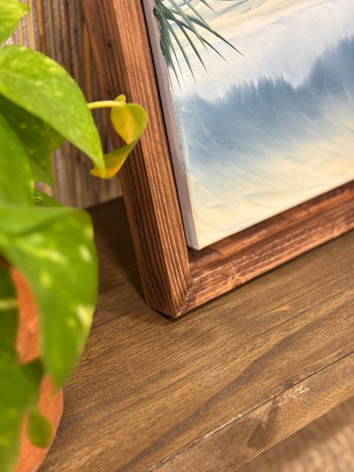 Harmonie - Peinture à l'huile sur toile en coton encadrée