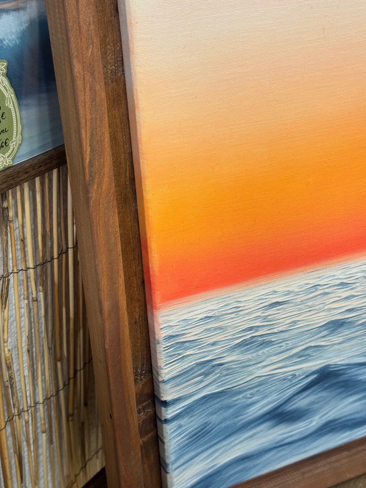 Ardence - Peinture à l'huile sur toile en coton encadrée