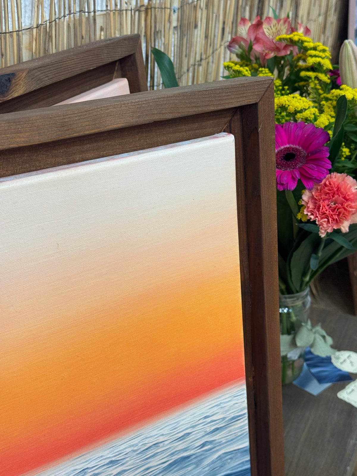 Ardence - Peinture à l'huile sur toile en coton encadrée