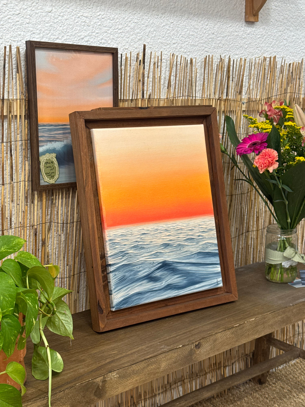 Ardence - Peinture à l'huile sur toile en coton encadrée