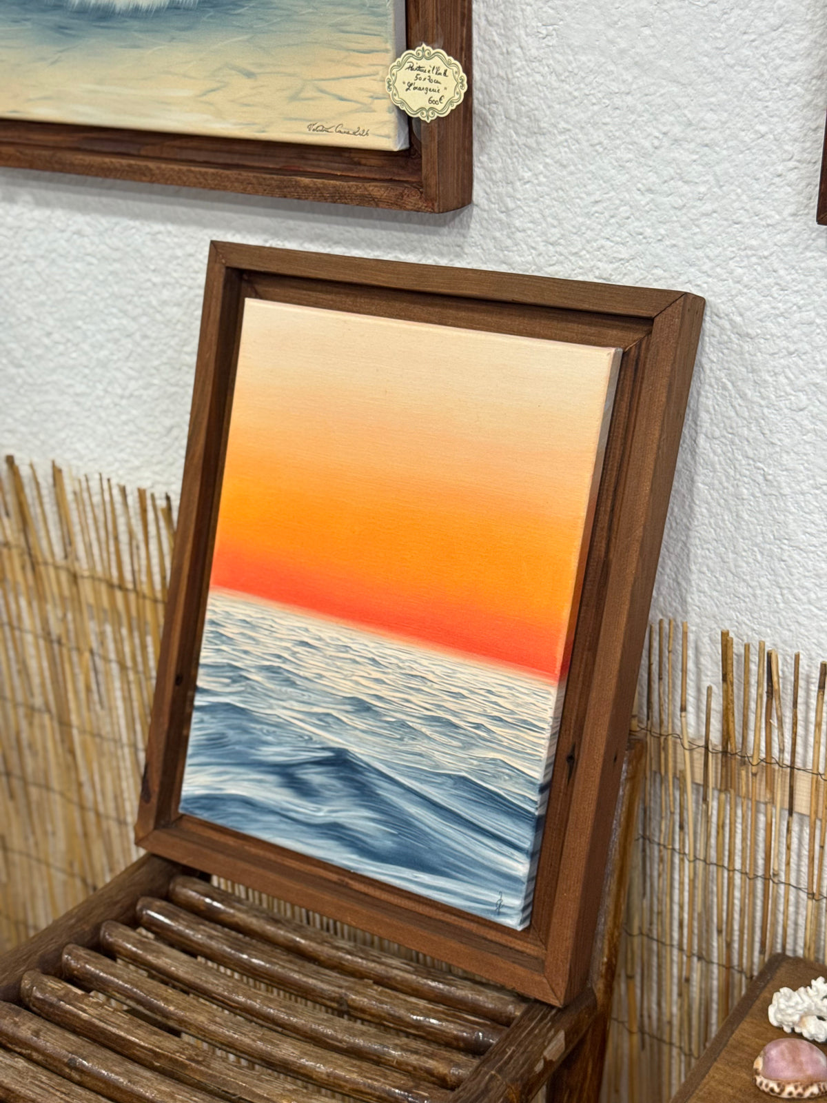 Ardence - Peinture à l'huile sur toile en coton encadrée