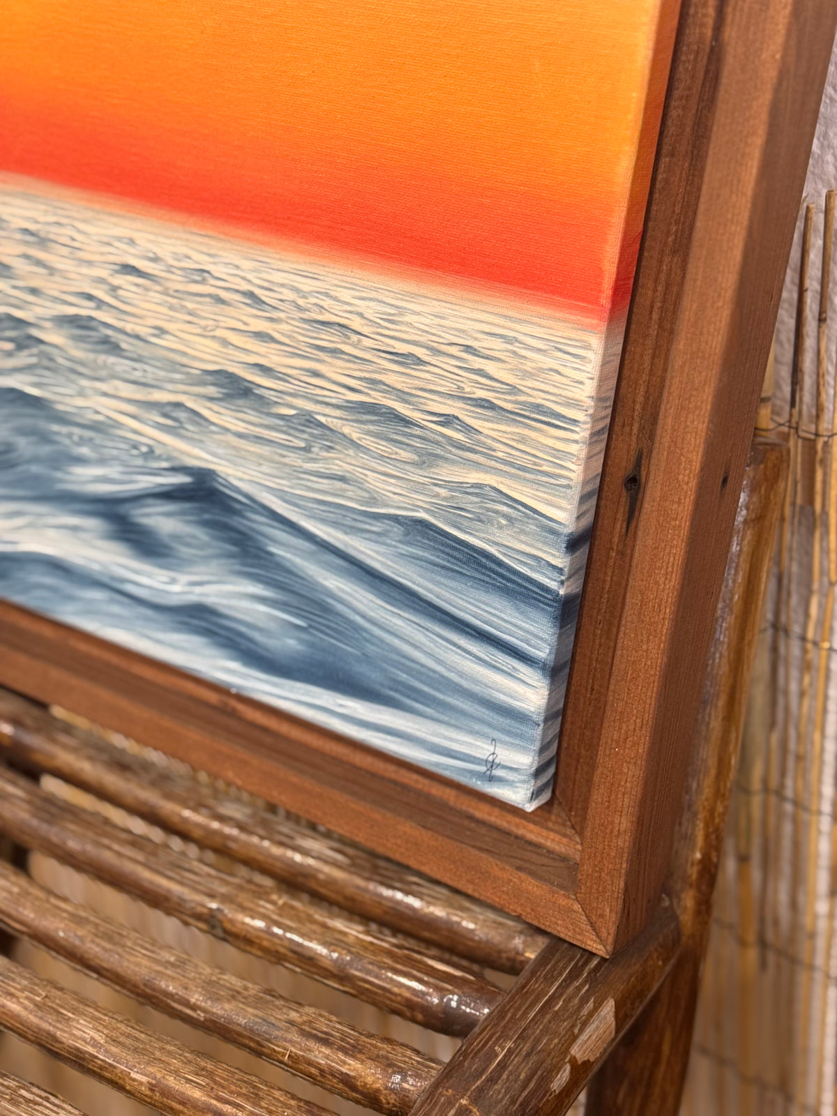 Ardence - Peinture à l'huile sur toile en coton encadrée