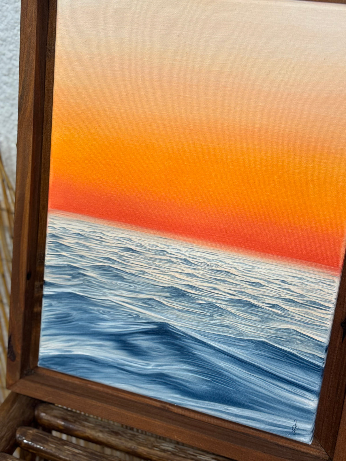 Ardence - Peinture à l'huile sur toile en coton encadrée
