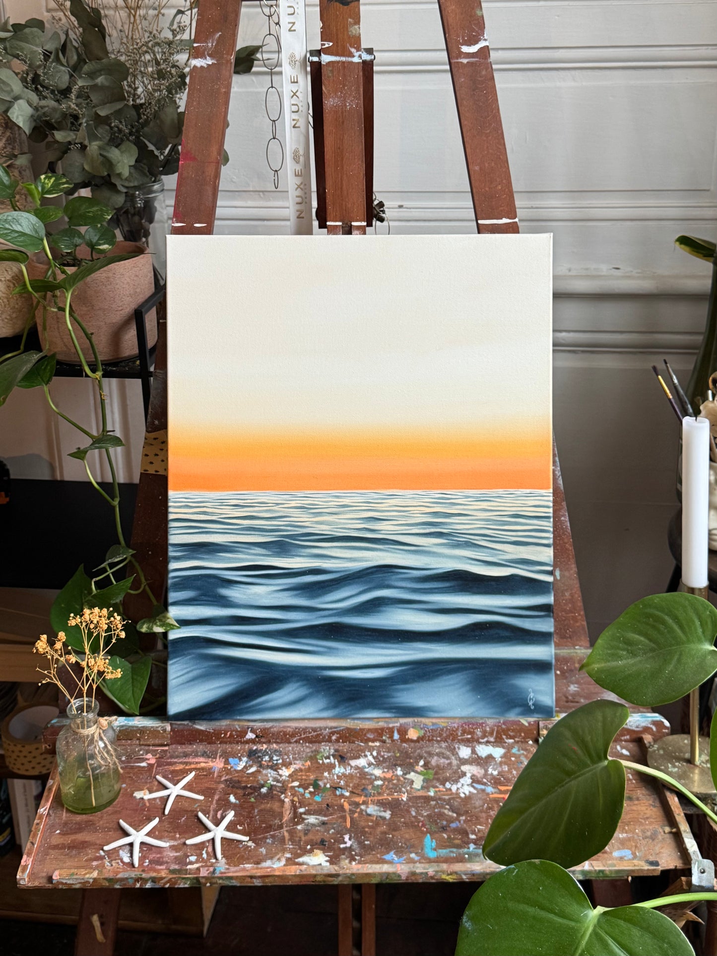 Saveur - Peinture à l'huile sur toile en coton