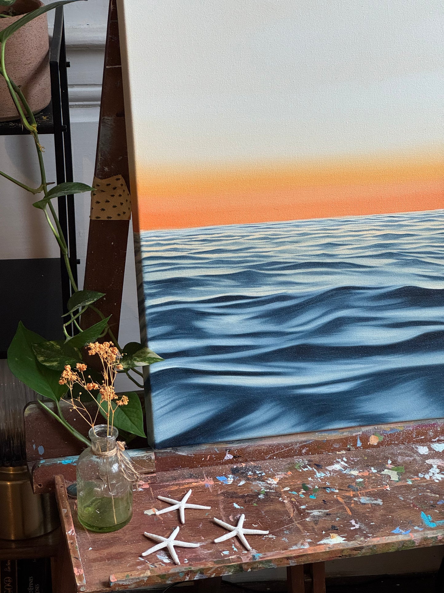 Saveur - Peinture à l'huile sur toile en coton