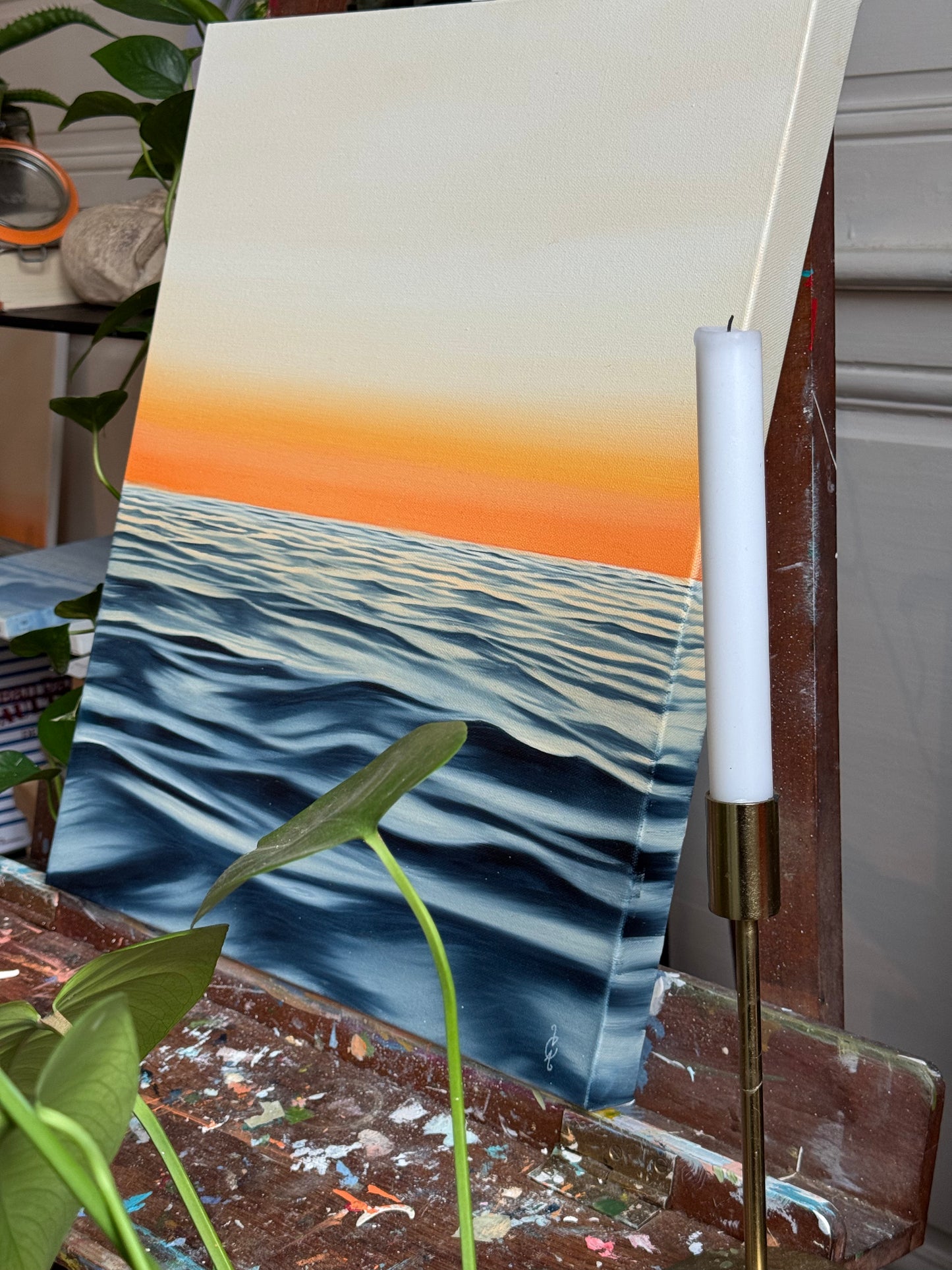 Saveur - Peinture à l'huile sur toile en coton